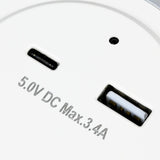 Nachtlamp USB-A en USB-C met sensor