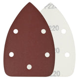 Sanding discs 140 x 140 x 95 mm 12 pcs triangle