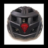 Fietshelm volwassenen met verlichting zwart M