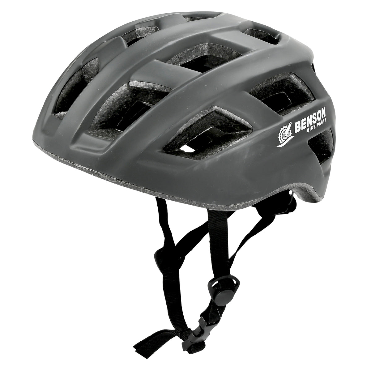 Fahrradhelm für Erwachsene mit Beleuchtung schwarz M