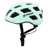Fietshelm volwassenen met verlichting mint groen M
