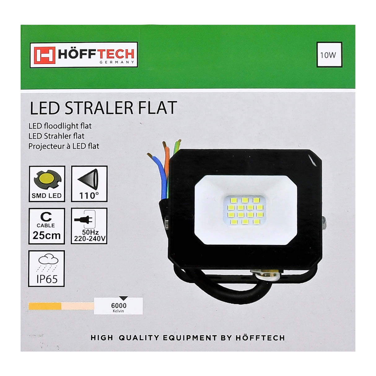 LED straler flat 10W SMD