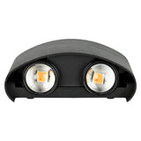 LED Wandlamp half rond up&down light 2 lampen IP65