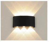 LED Wandlamp half rond up&down light 3 lampen IP65