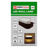 LED Wandlamp rechthoek 4W IP65
