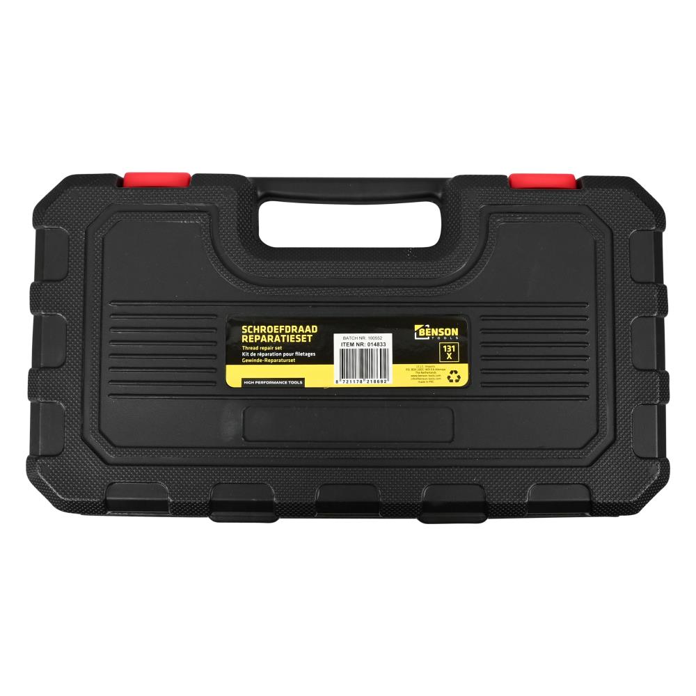 Kit de réparation pour filetages 131 pcs