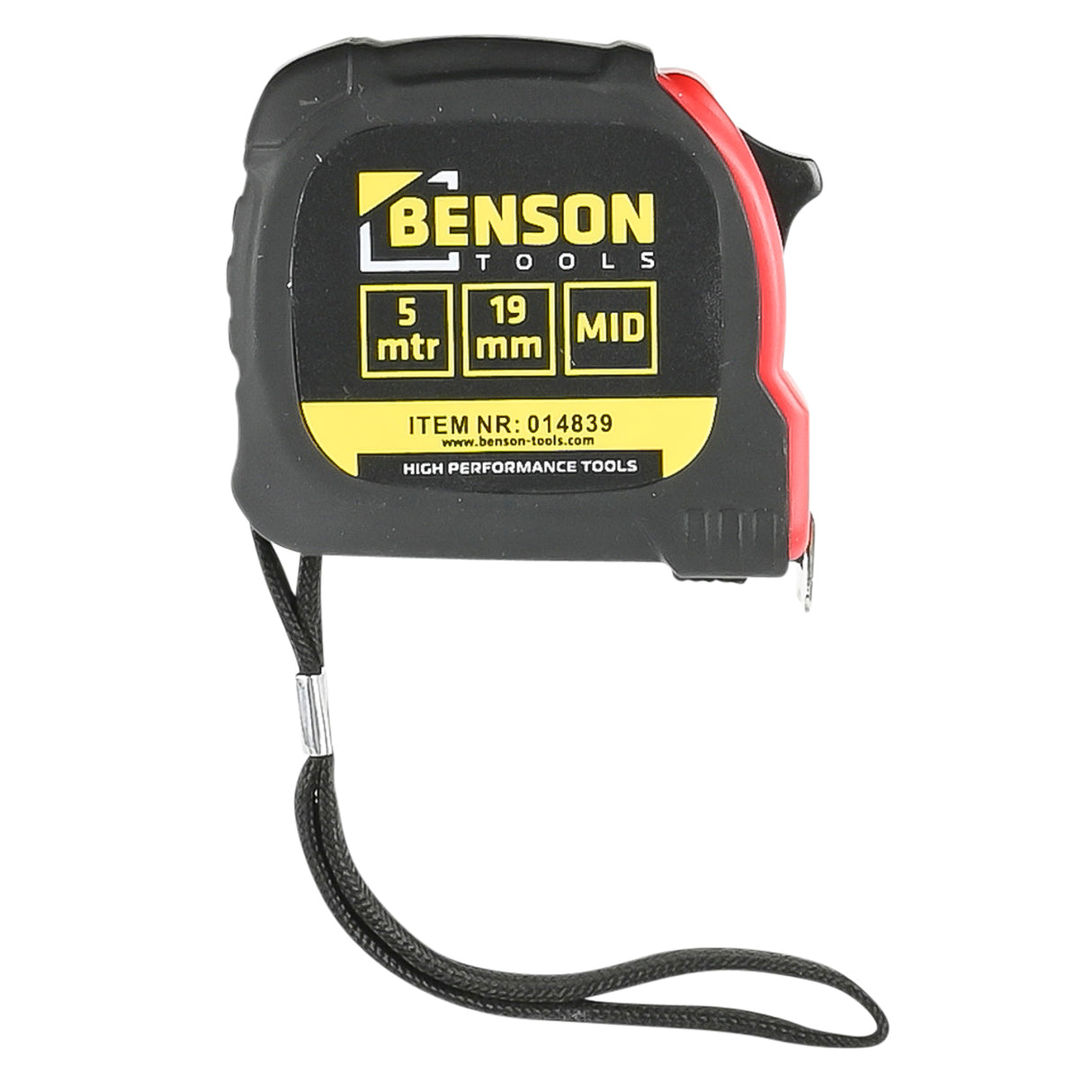 Measuring tape 5 meter x 19 mm MID