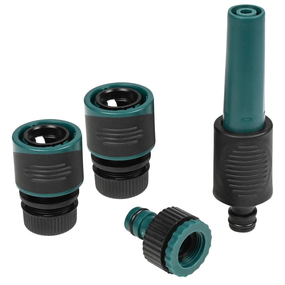 Raccord d'eau 1/2"4 pcs prise souple