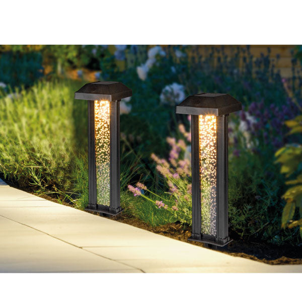 Garden light solar panel 30.5 cm display