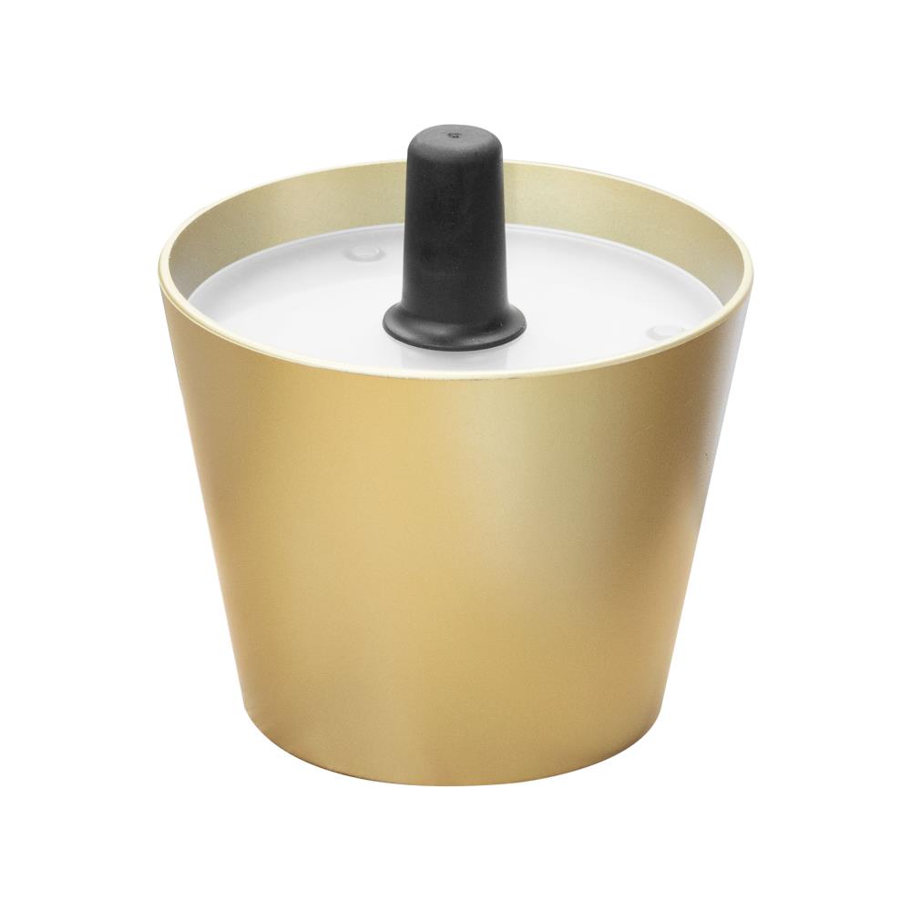 Flessenlamp goud