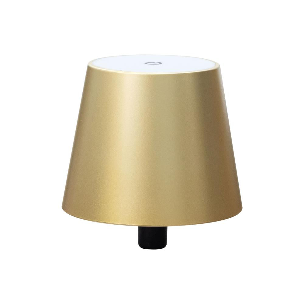 Flessenlamp goud