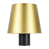 Lampe bouteille or