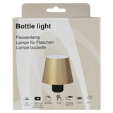 Lampe bouteille or