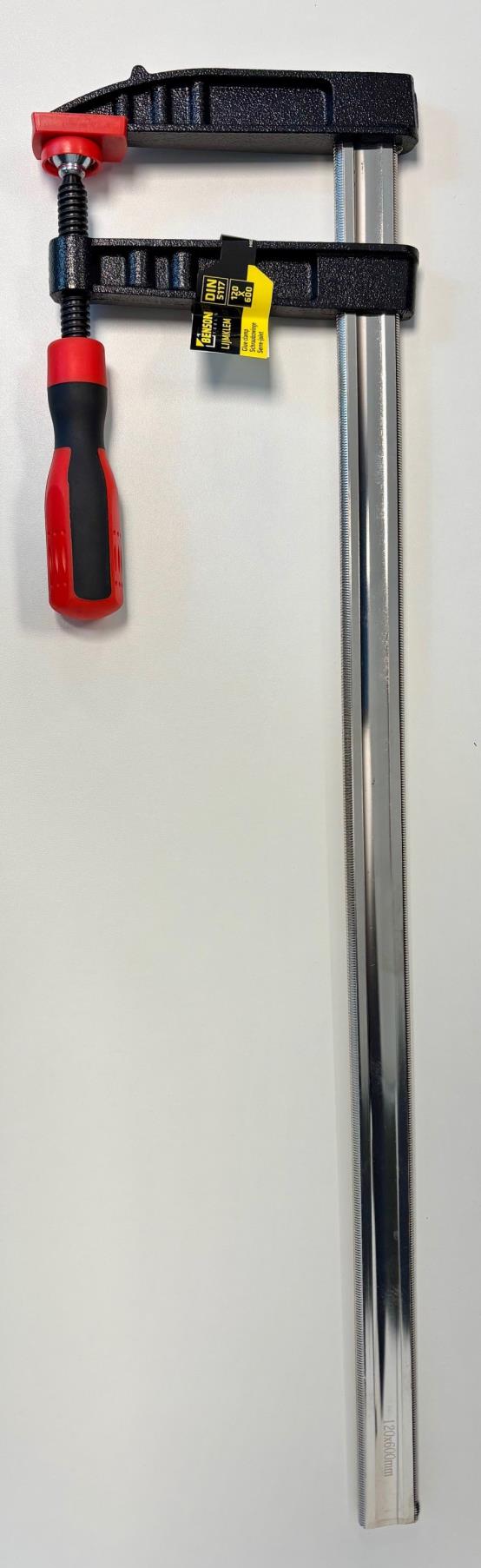 Schraubzwinge DIN 120 x 600 mm