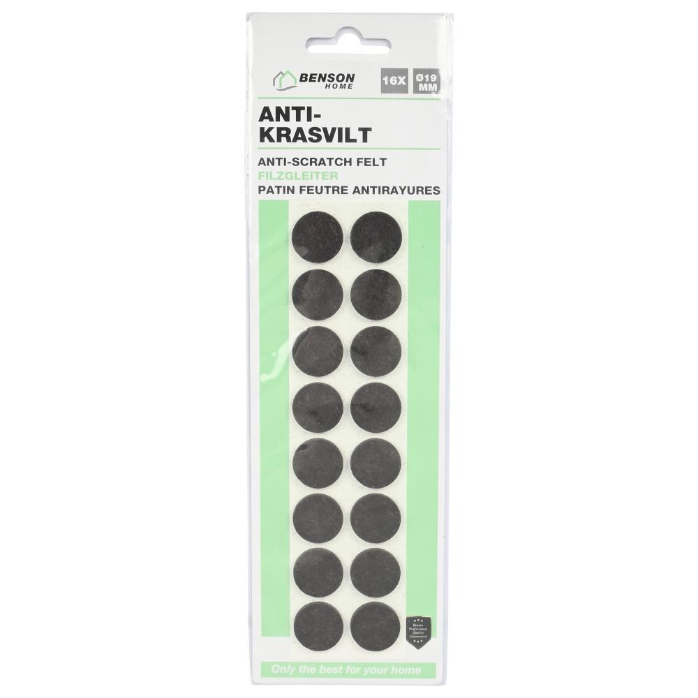 Antikrasvilt ø19 mm 16 dlg bruin