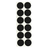 Patins feutre anti-rayure ø28 mm 12 pcs noir