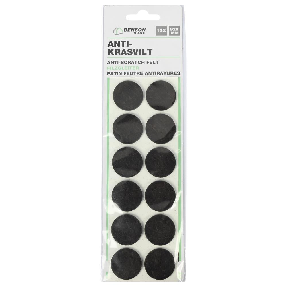 Antikrasvilt ø28 mm 12 dlg bruin