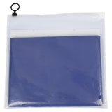 Poncho duurzaam donkerblauw