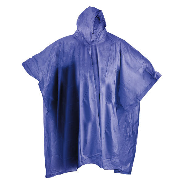 Poncho duurzaam donkerblauw