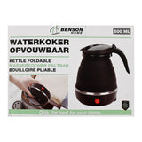 Waterkoker opvouwbaar 600 ml zwart