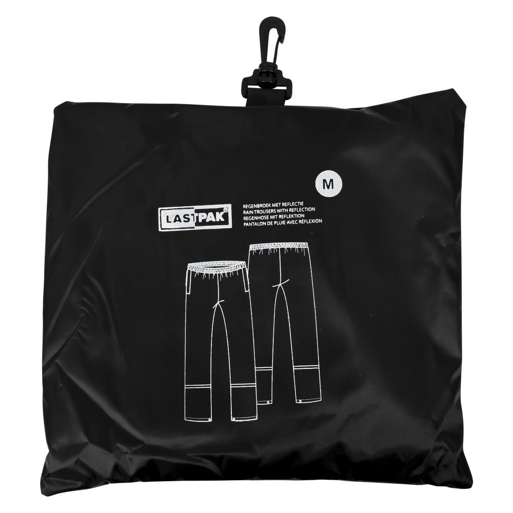 Rain trousers black with reflection size M