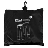 Rain trousers black with reflection size M