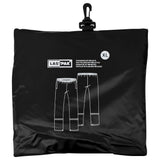Regenbroek zwart met reflectie maat XL
