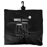 Pantalon de pluie noir avec reflets taille XXL