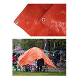 Dekzeil 1,5 x 2,5 mtr oranje