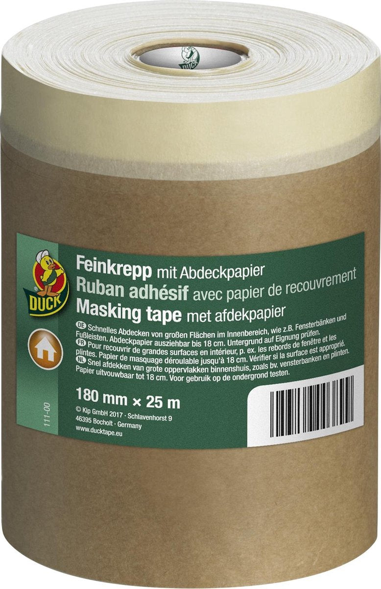 Klebeband mit Abdeckpapier 180 mm x 25 m