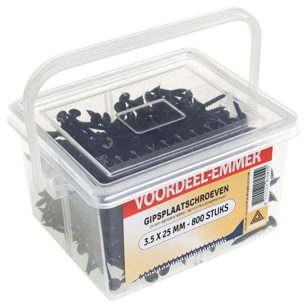 Deltafix Vis pour cloisons sèches 3.5 x 25 mm 800 pcs