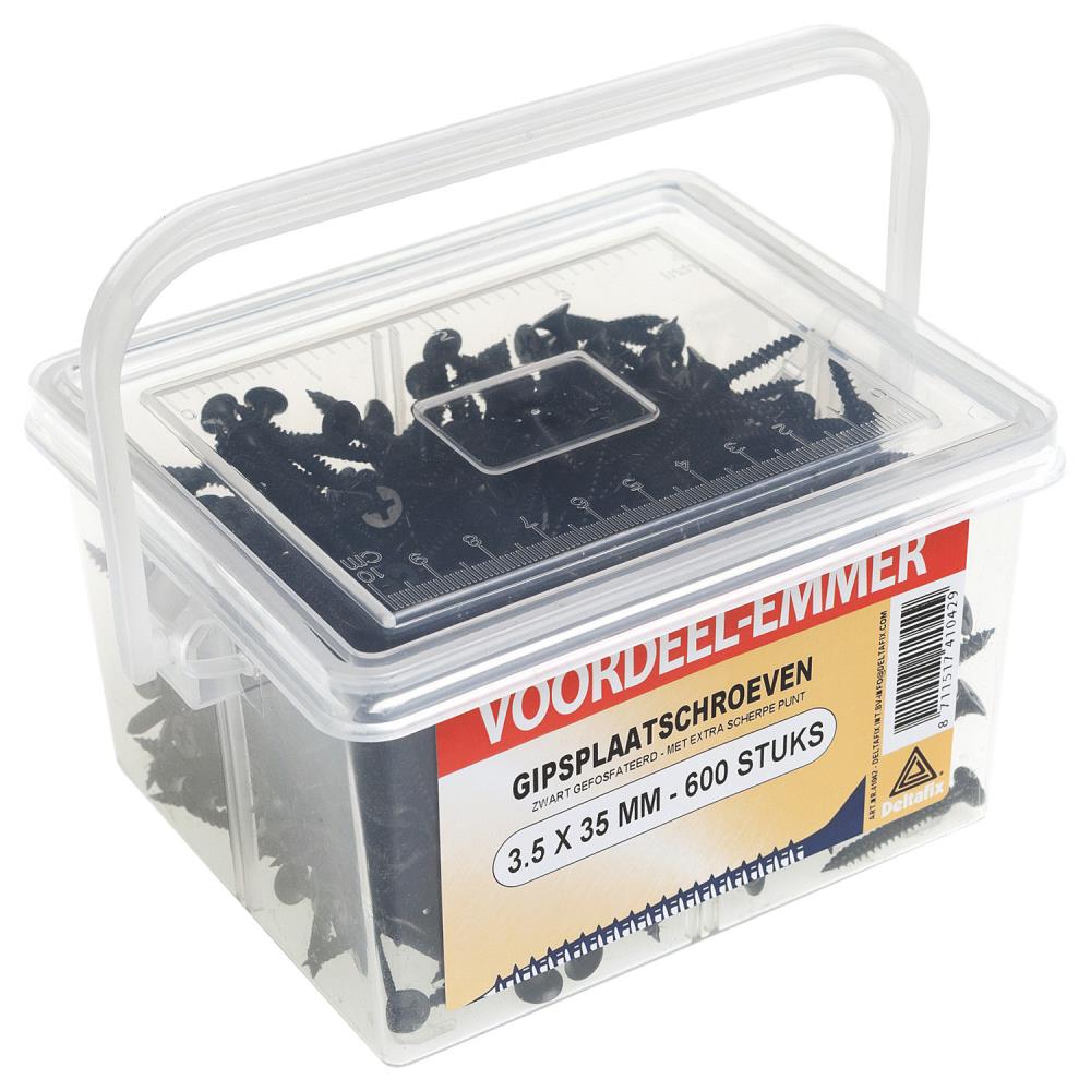 Deltafix Vis pour cloisons sèches 3.5 x 35 mm 600 pcs