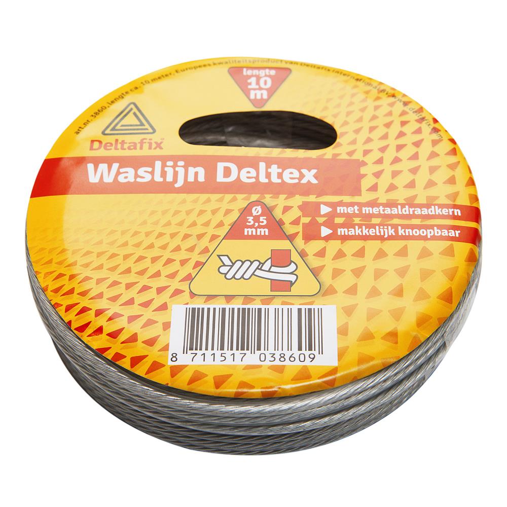 Deltafix Corde à linge nouable 10 mtr x 3.5 mm