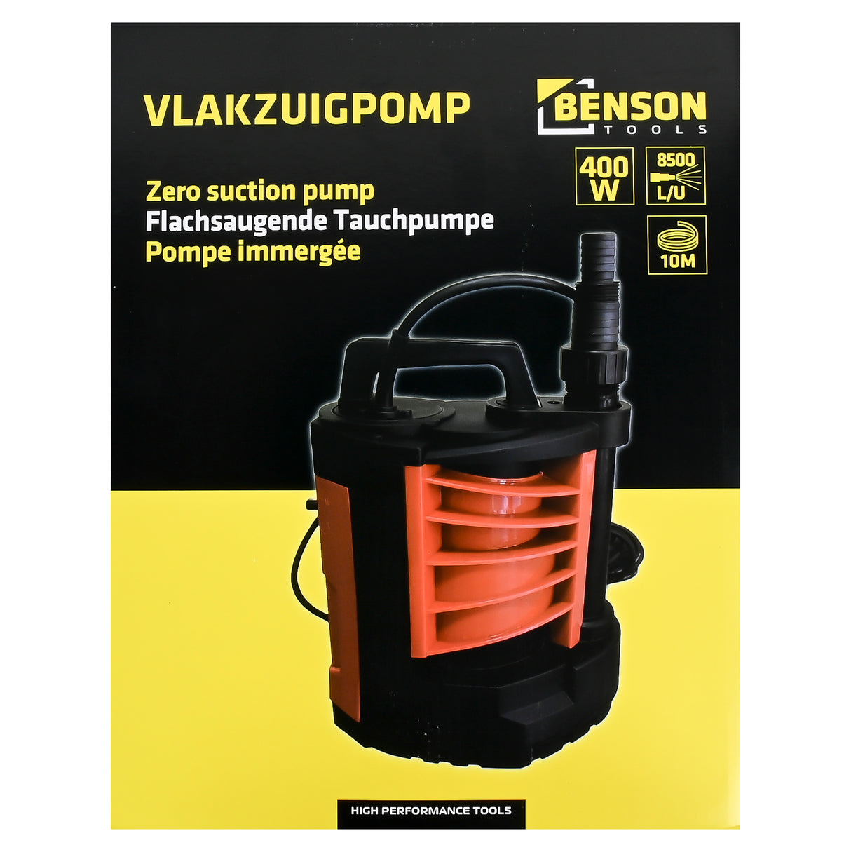 Vlakzuigpomp 400 W 8500 L/U