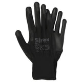 Working gloves PU palm black size 9