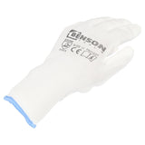 Werkhandschoenen PU palm wit maat 11