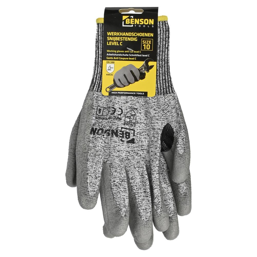 Werkhandschoenen snijbestendig level C maat 10