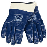 Werkhandschoenen nitril gesloten rug maat 10