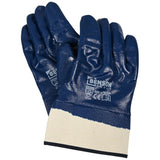 Werkhandschoenen nitril gesloten rug maat 10