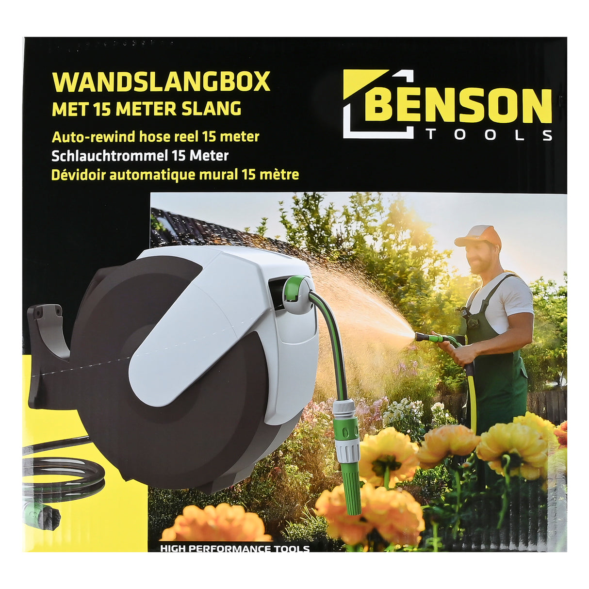 Wandslangenbox 15 meter