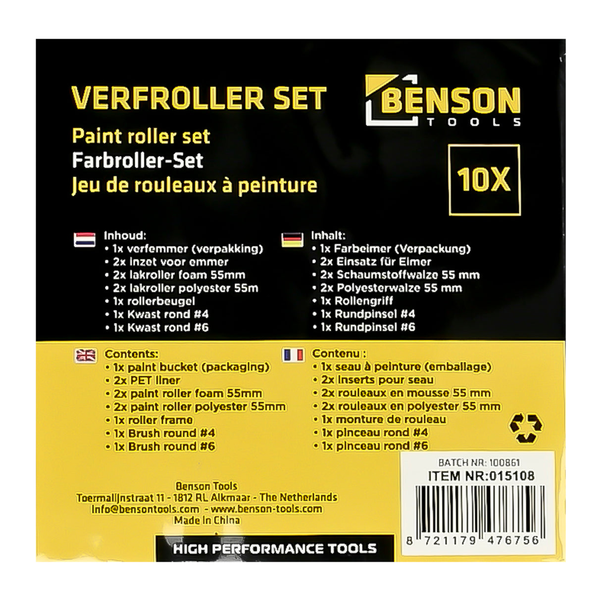 Verfset 10 dlg