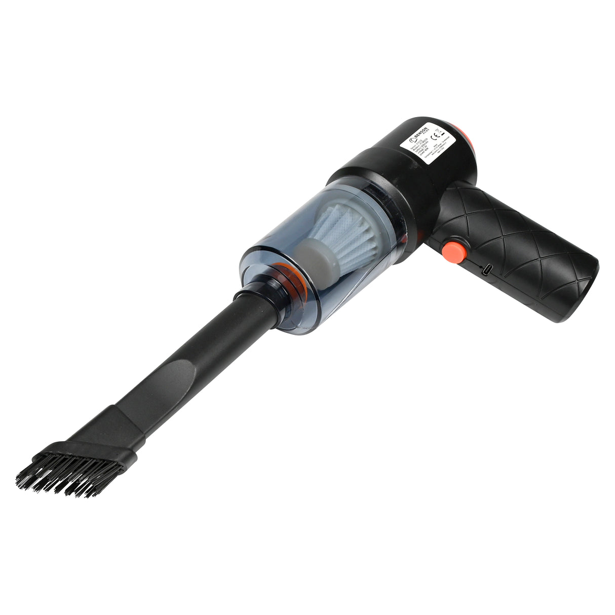 2-in-1 Stofzuiger en compressor mini 3600 mAh