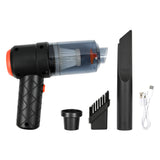 2-in-1 Stofzuiger en compressor mini 1200 mAh