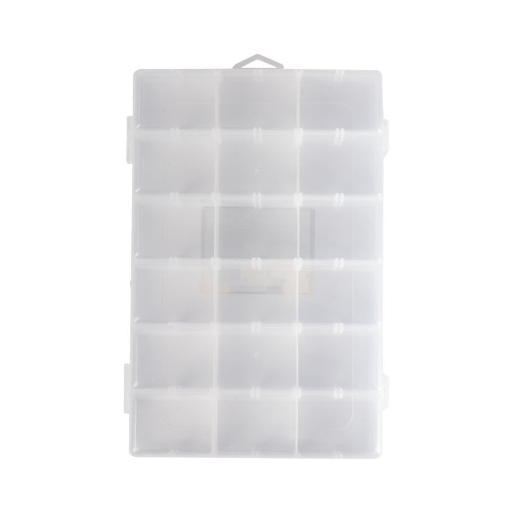 Storagebox 18 compartments 27 x 17,5 x 4,5 cm