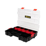 Storagebox 17 compartments 38,5 x 6,7 x 29,5 cm