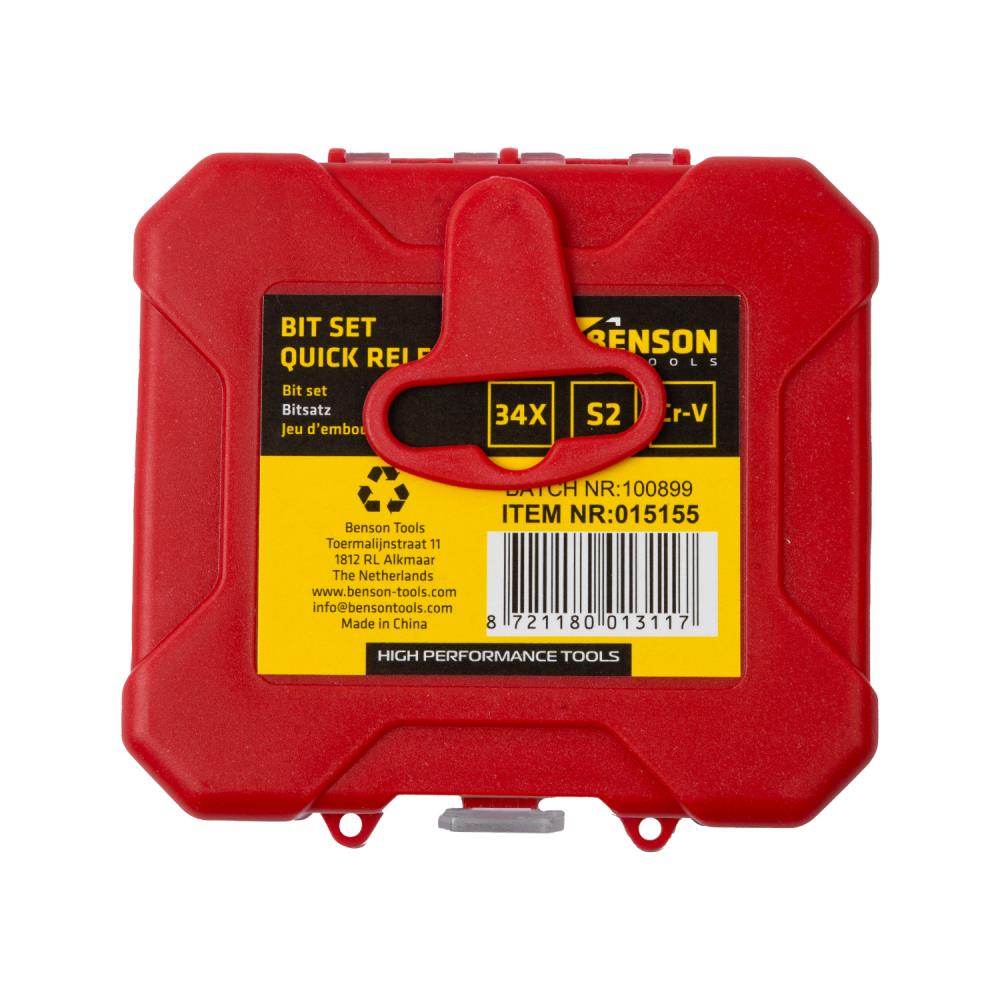 Jeu d'embouts 34 pcs S2