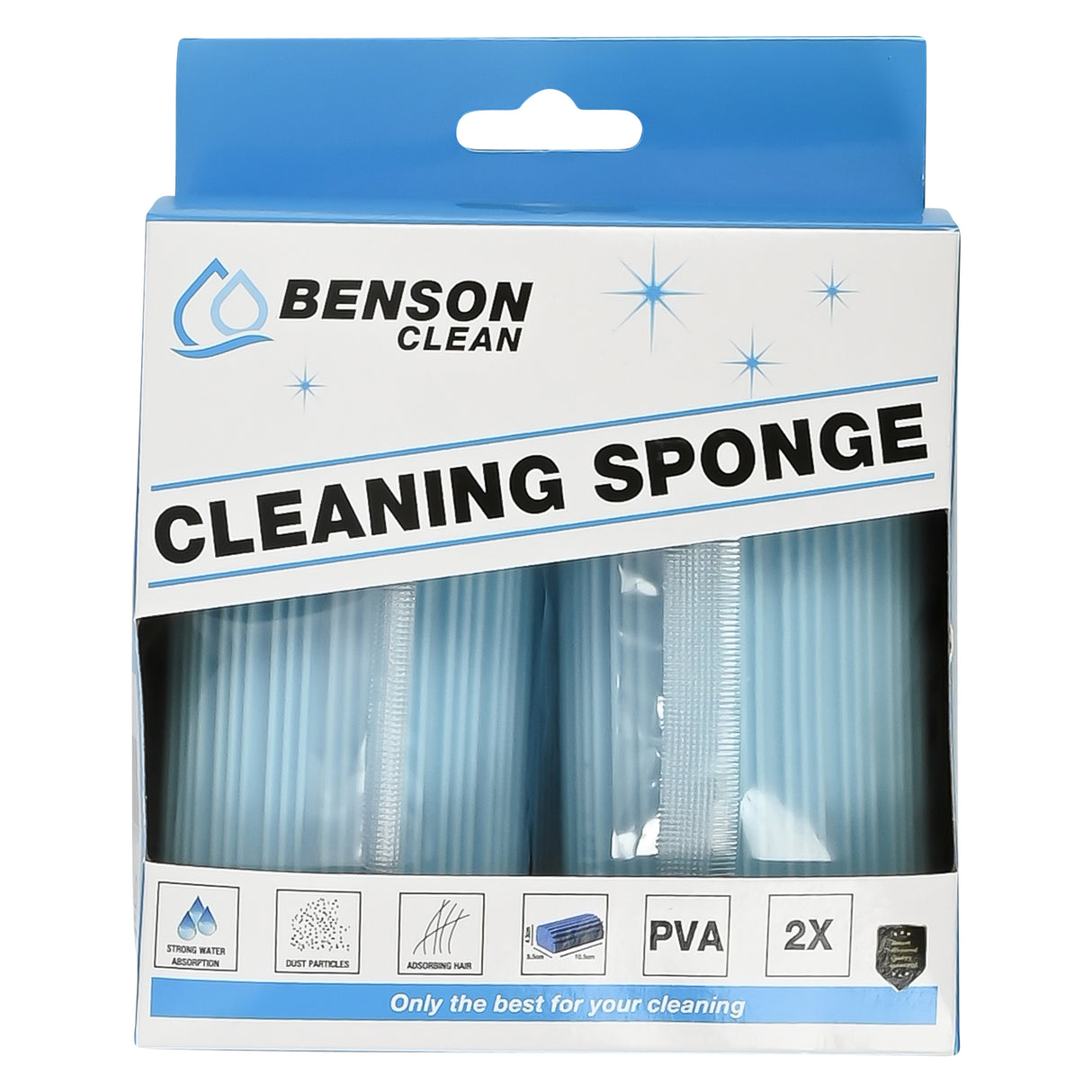 Schoonmaakspons PVA 2 dlg