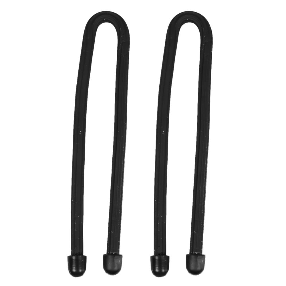 Flexibele bindkabelset zwart 30 cm 2 dlg