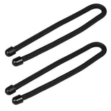 Flexibele bindkabelset zwart 30 cm 2 dlg