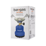 Camping kookstel metaal blauw